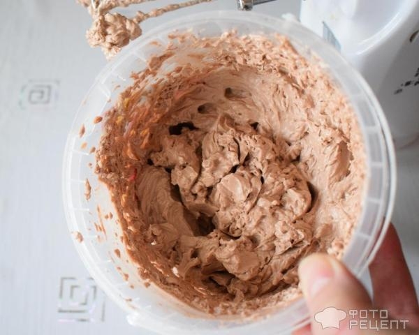 Рецепт: Торт "Наполеон" - из готового слоёного теста, с шоколадным кремом